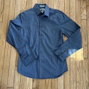 Grey Express button down shirt